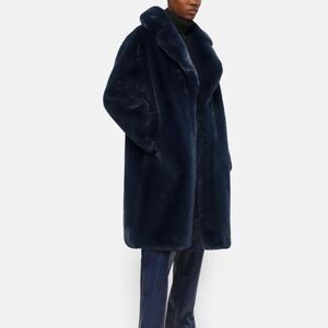 Apparis Steffi Long Recycled Polyester Pluche Faux Fur Coat